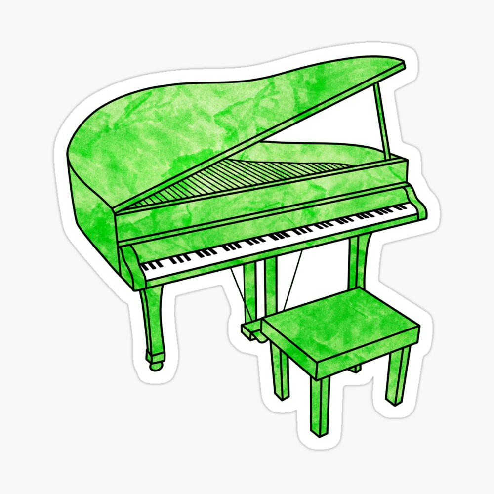 Green Piano Cap for Sale by Kelly Louise