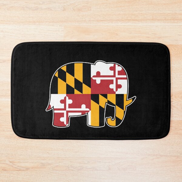 Item preview, Maryland Flag Elephant designed and sold by MarylandStyle.