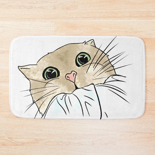 Item preview, funny cat designed and sold by rainbowcatnip.