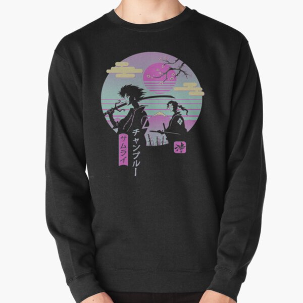 Anime Samurai Chillhop Pullover Sweatshirt