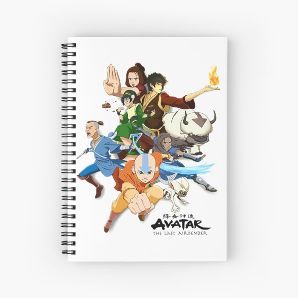 Avatar The Last Airbender The Gaang Spiral Notebook