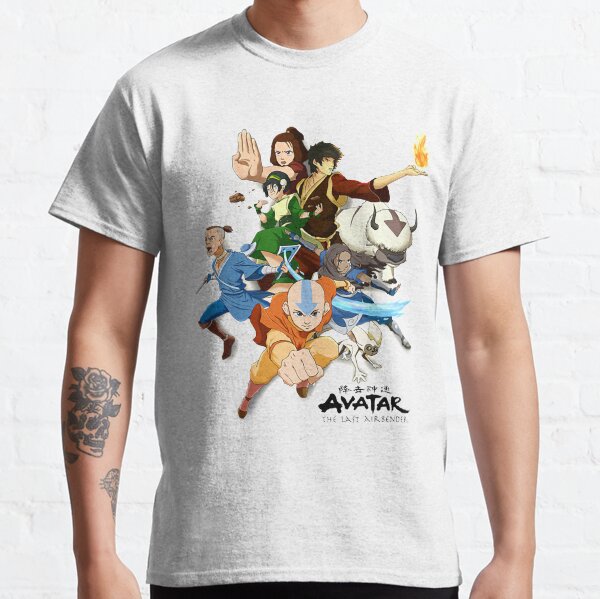Avatar El Último Maestro Del Aire El Gaang Camiseta clásica