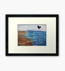 Nova Scotia Home Framed Print