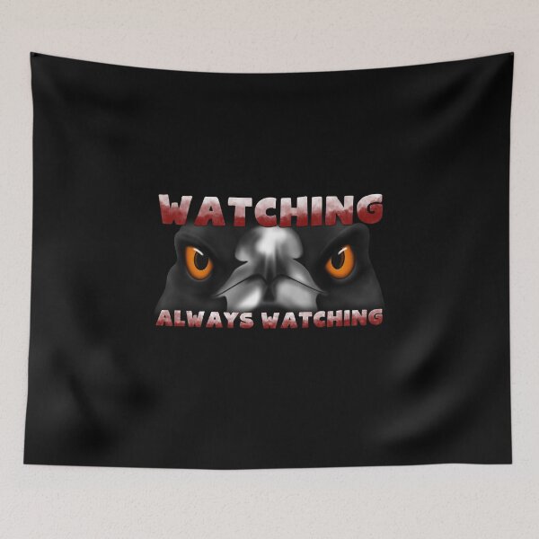 Item preview, Always watching Magpie design  designed and sold by Krystalkayart.