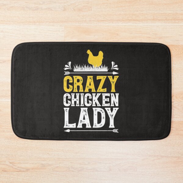 Item preview, Womens Crazy Chicken Lady Funny Farmer designed and sold by chetme.
