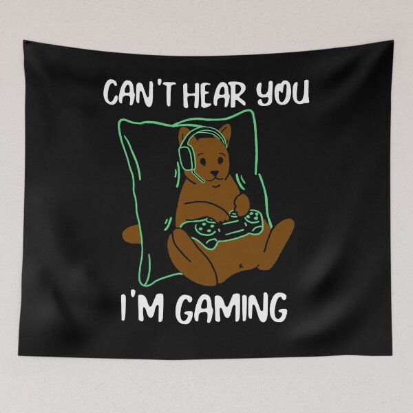 Item preview, Can't Hear You I'm Gaming designed and sold by alancrapopod.