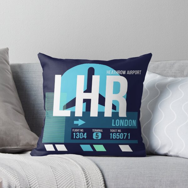 Item preview, London (LHR) Airport Code Baggage Tag designed and sold by SLAG-Creative.