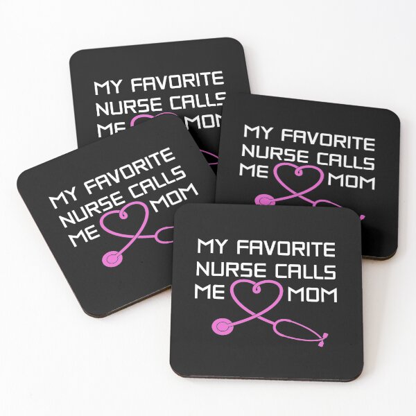 Item preview, My favorite nurse calls me mom designed and sold by PERsonalthreads.