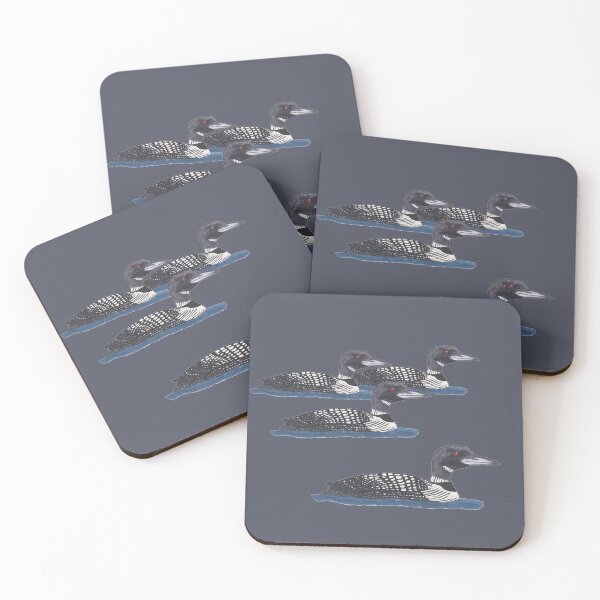 Item preview, Common Loon lake bird flock designed and sold by TheWaterBirds.