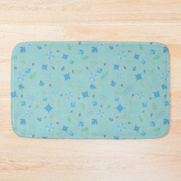 Item preview, Plant pattern | winter | pattern | Flowers | turquoise designed and sold by Betti-Wolf.