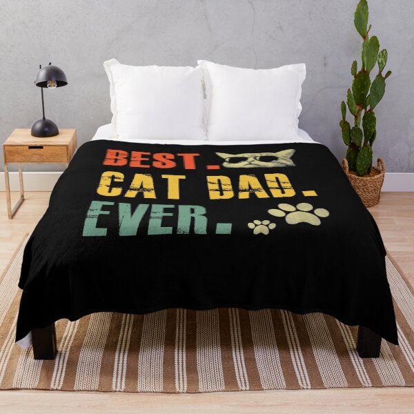 Item preview, Vintage Best Cat Dad Ever T-Shirt Cat Daddy designed and sold by teesakura90.
