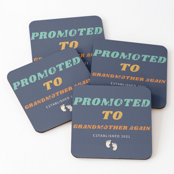 Item preview, PROMOTED TO GRANDMOTHER AGAIN | ESTABLISHED 2021 designed and sold by LiveAndGlow.