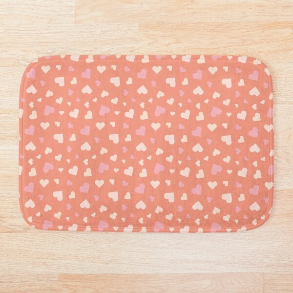 Item preview, Coral Pink Yellow Pastel Hearts designed and sold by 2CreativeNomads.