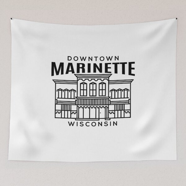 Item preview, Downtown Marinette WI designed and sold by HalpinDesign.