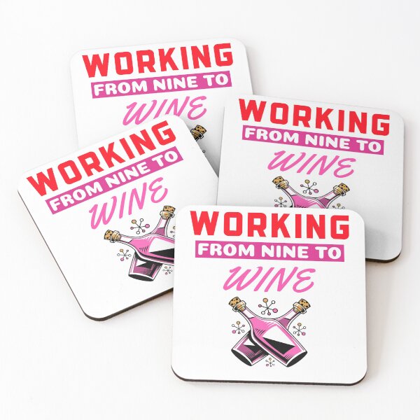 Item preview, Working From Nine To Wine designed and sold by Wachi-A.