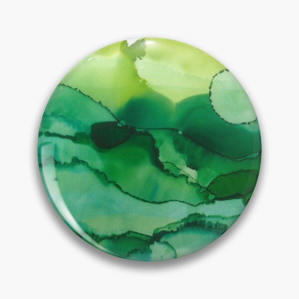 Rolling Hills Alcohol Ink Pin