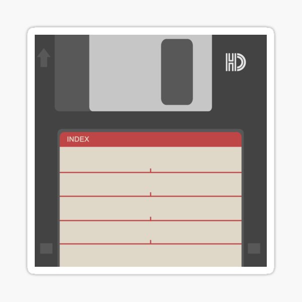 Artikel-Vorschau von Diskette - Rot, designt und verkauft von SiLink.net.