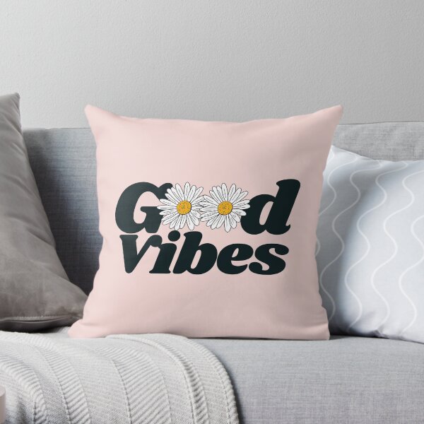 Good Vibes Throw Pillow