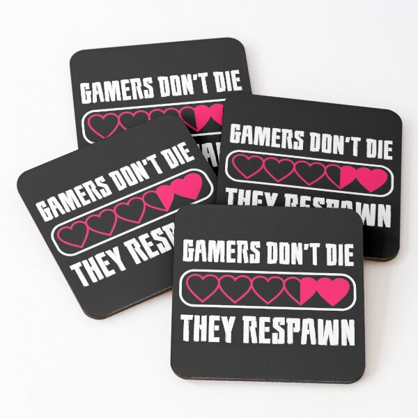 Item preview, Gamers don't die, they respawn designed and sold by MixinMadness.