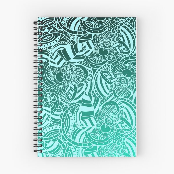 Item preview, Modern Vibrant Seagreen Gradient Boho Print designed and sold by DaughterofYah.