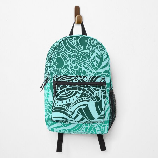 Item preview, Modern Vibrant Seagreen Gradient Boho Print designed and sold by DaughterofYah.