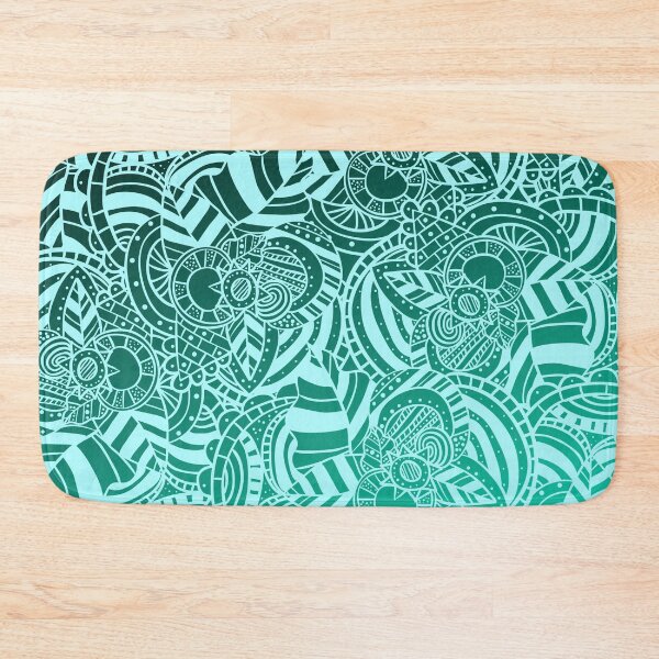 Item preview, Modern Vibrant Seagreen Gradient Boho Print designed and sold by DaughterofYah.