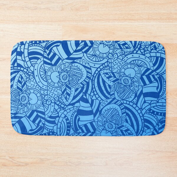 Item preview, Modern Abstract Boho Blue Gradient Print designed and sold by DaughterofYah.
