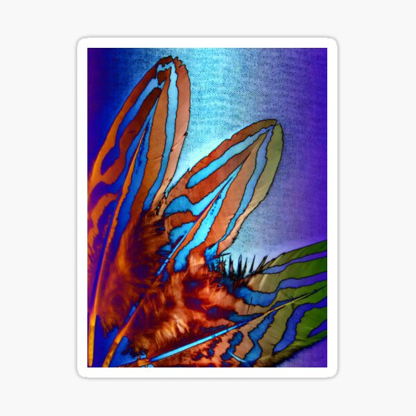 Federleicht - Feather light part IV metallic Sticker