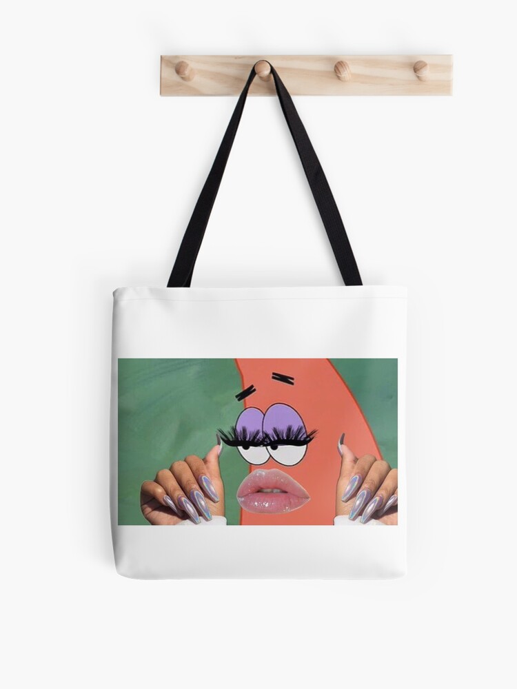 "Patrick nails lashes and lipgloss " Tote Bag for Sale by joseanimates