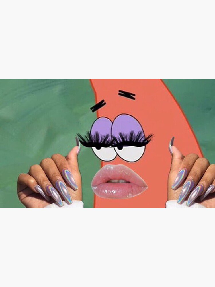 Patrick nails lashes and lipgloss 