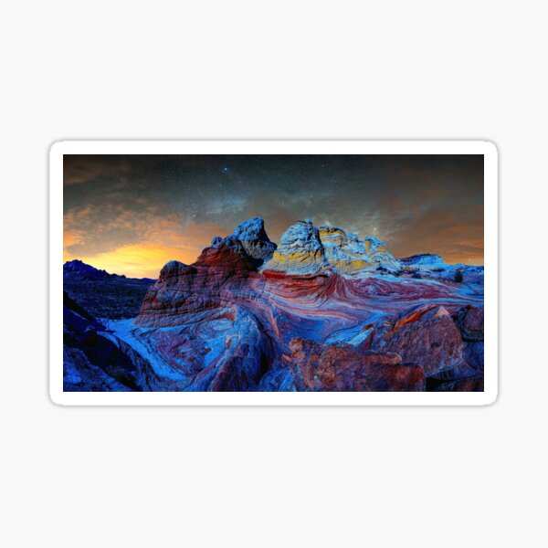 Item preview, Deep Twilight at White Pocket Arizona designed and sold by Rocky Mountain Artistry.