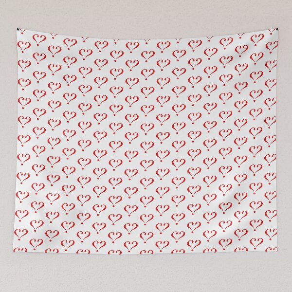Aperçu de l'œuvre Point d'amour - Love Point (Blanc) Saint Valentin - Fond blanc créée et vendue par charqui.