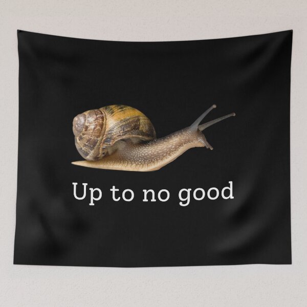 Item preview, Up To No Good Snail designed and sold by Sus-Snail-Co.