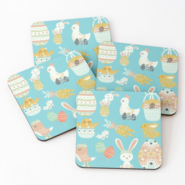 Item preview, Cutest Easter Bunny And Eggs Design designed and sold by travelnerd.
