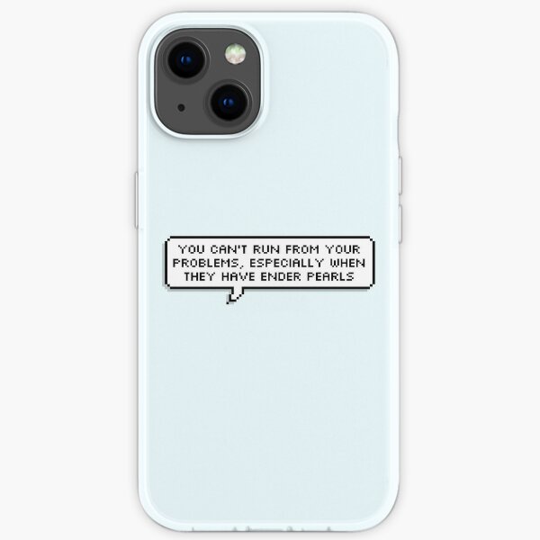 Coque Iphone Citation De Technoblade Je Poignarde Des Enfants Pour Des Pieces Par Swagneato Redbubble