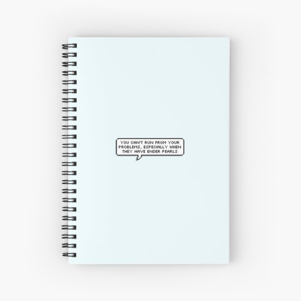 Cahier A Spirale Citation De Technoblade Je Ne Crains Aucun Homme Mais Ce Cochon Me Fait Peur Par Swagneato Redbubble