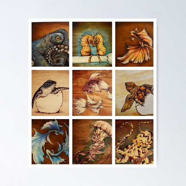 Item preview, Ocean Wood Gallery  designed and sold by VsWildArt.