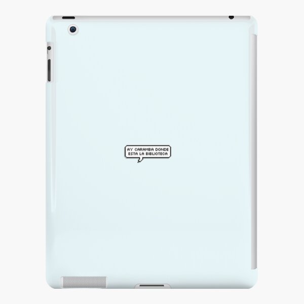 technoblade-quote-ay-caramba-donde-esta-la-biblioteca-ipad-case