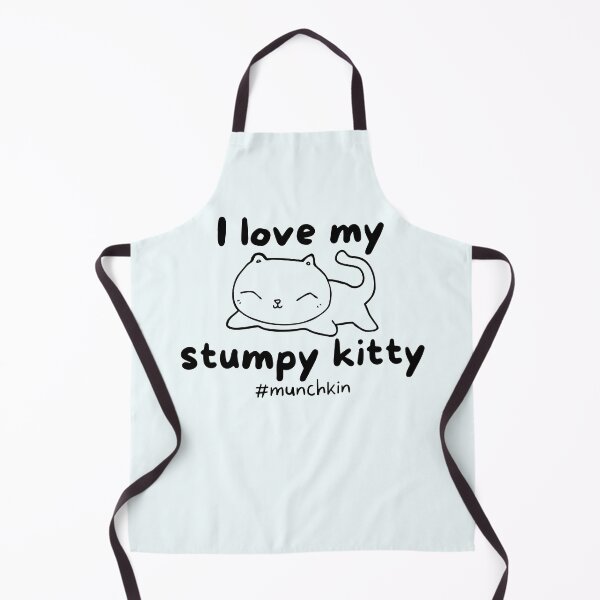Item preview, I Love My Stumpy Kitty Munchkin Cat Lover - Black designed and sold by MixedBagMerch.