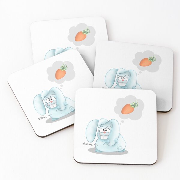 Item preview, Cute Bunny Hungry for Carrot designed and sold by RitaLaiArt.