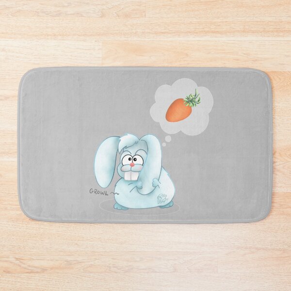 Item preview, Cute Bunny Hungry for Carrot designed and sold by RitaLaiArt.