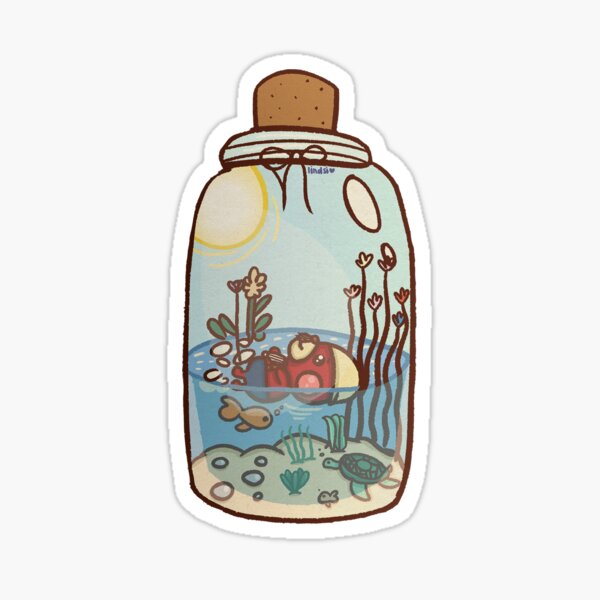 pascal dans une bouteille Sticker