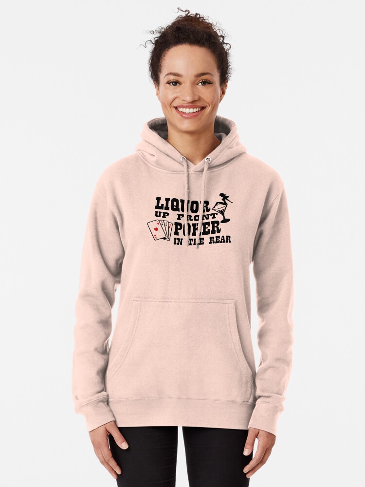 Pink Hoodies for Women This Is How I Roll Dice Funny Game Bet Casino 