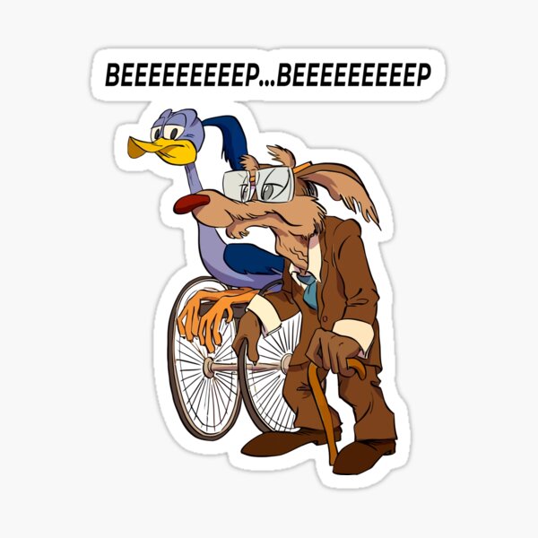 Roadrunner et El Coyote 4 Sticker