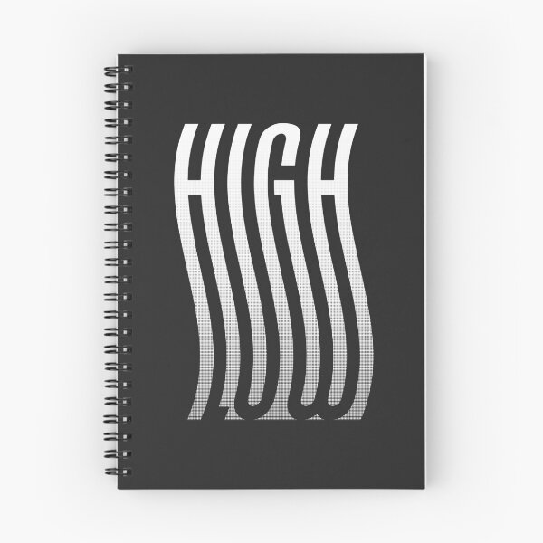 Item preview, High & Low - Typography (White Colorway) designed and sold by jdotrdot712.