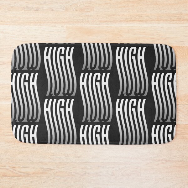 Item preview, High & Low - Typography (White Colorway) designed and sold by jdotrdot712.