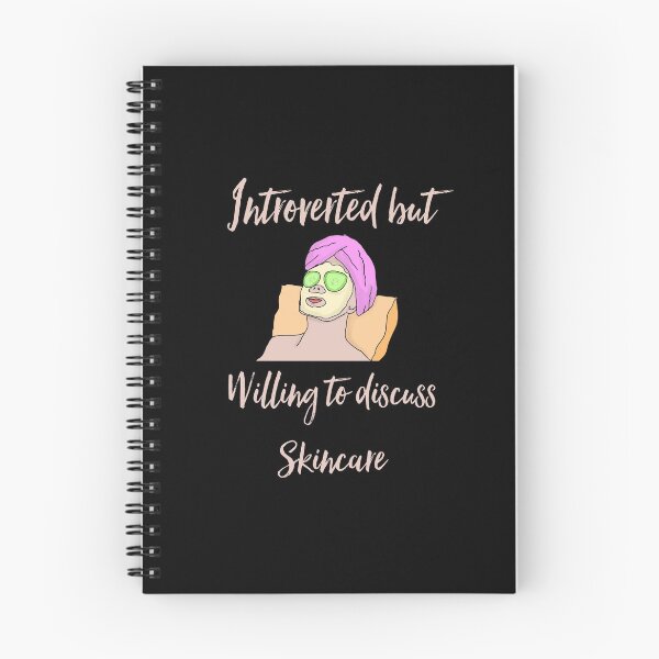 Item preview, INTROVERTED BUT WILLING TO DISCUSS SKINCARE designed and sold by 30-Merch.