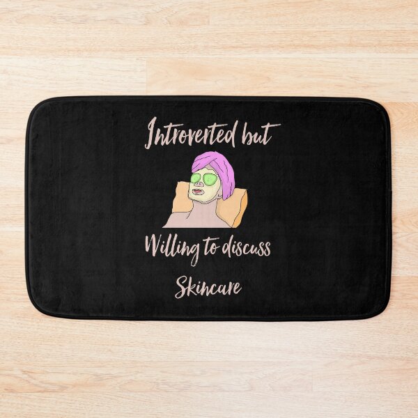 Item preview, INTROVERTED BUT WILLING TO DISCUSS SKINCARE designed and sold by 30-Merch.