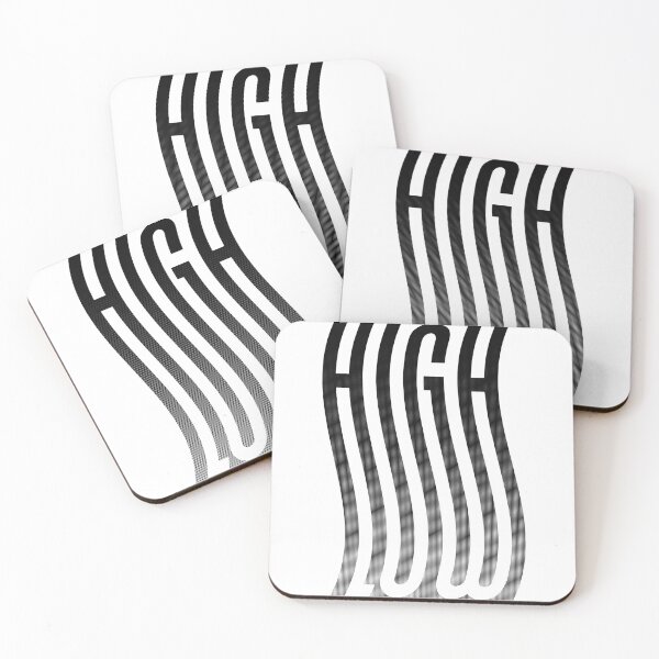 Item preview, High & Low - Typography (Black Colorway) designed and sold by jdotrdot712.