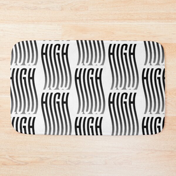Item preview, High & Low - Typography (Black Colorway) designed and sold by jdotrdot712.